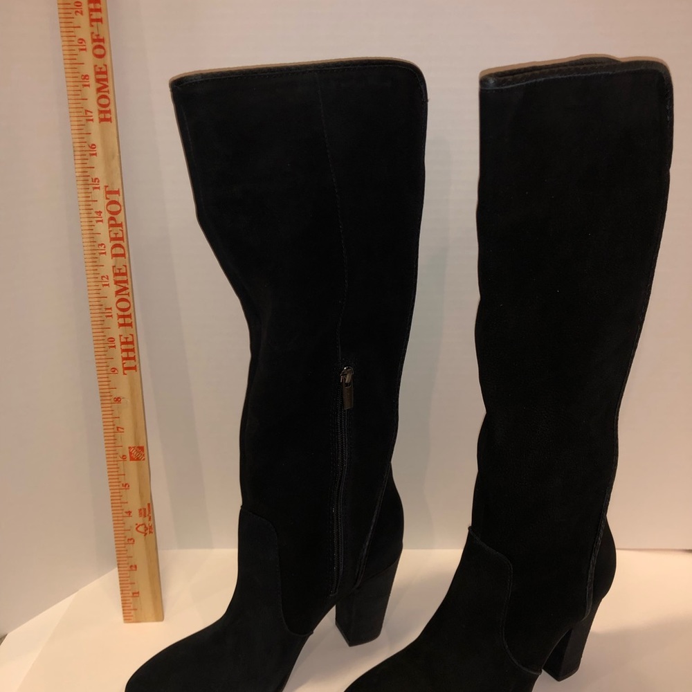 NWT Vince Camuto black suede boots - Picture 2 of 6